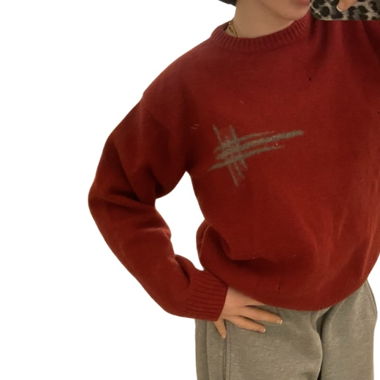 red pullover