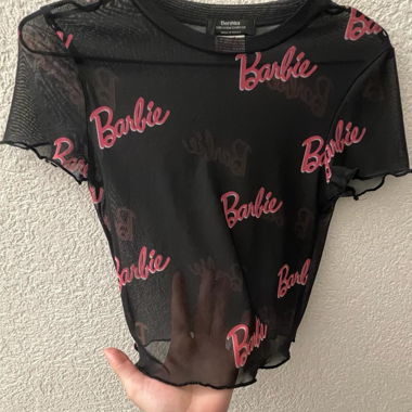 Haut transparent barbie