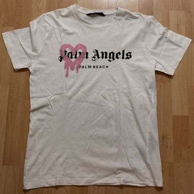 Palm Angels T-Shirt - White/Pink