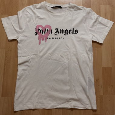 Palm Angels T-Shirt - White/Pink