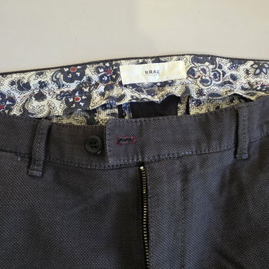 Chino BRAX Grigio Blu 34/30 Felix