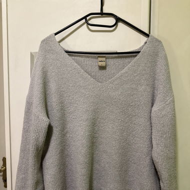 Pull gris taille L