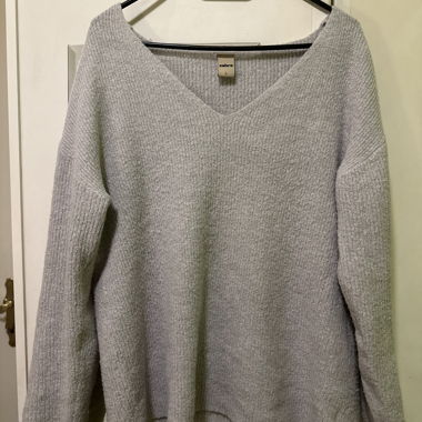 Pull gris taille L
