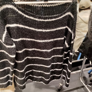 Striped Knit Sweater