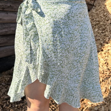 Floral Wrap Skirt