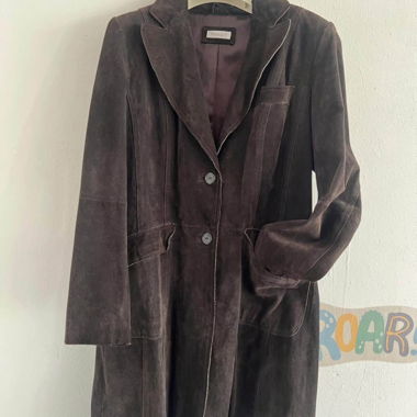 Veste en cuire suédois vintage