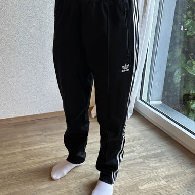 Adidas black track pants