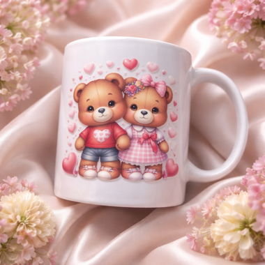 Pink Bären Tasse
