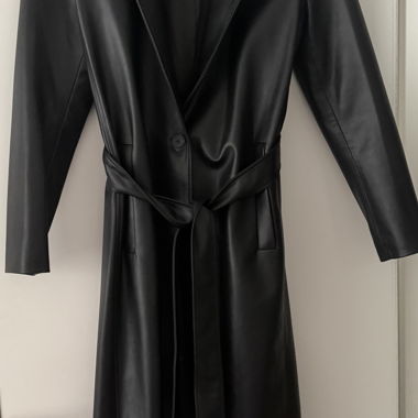ZARA Faux Leather Coat