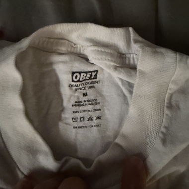 T-shirt OBEY bianco M