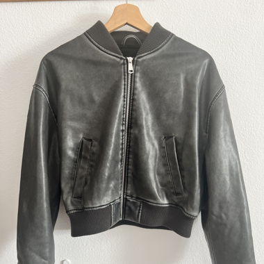 Zara Lederjacke L