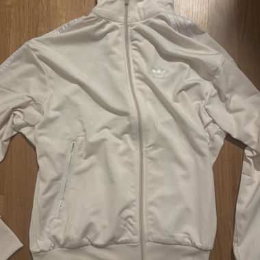 Adidas Trainingsjacke creme/weiss (ecru)- S