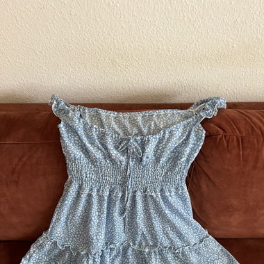 Blaues Sommerkleid