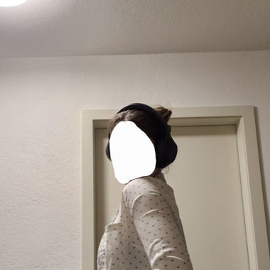 Bluse weiss mit Muster