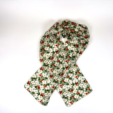 Vintage Schal mit Blumenmuster