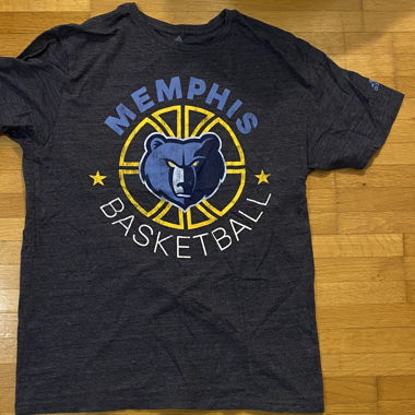 T-shirt Adidas Memphis Grizzlies grigio, taglia M