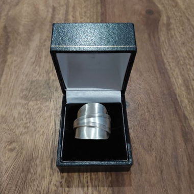 Spoon Ring (Size 62) VINTAGE (1911) Silver 925.