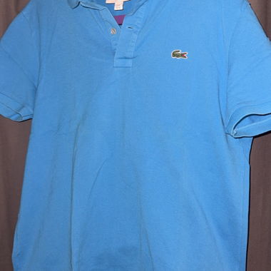 Polo Lacoste bleu clair