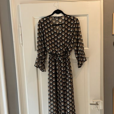 Long wrap dress