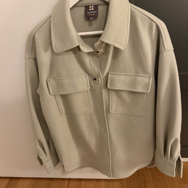 Oversized Mint Green Spring Jacket (Size 34)
