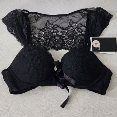Reggiseno in pizzo nero NEW