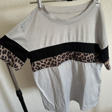 Leopard print T-shirt