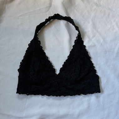 Bralette nera in pizzo