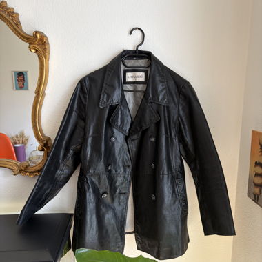 Black Vintage Leather Jacket