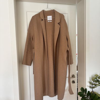 MNG Wollmischung Camel Mantel, Grösse M