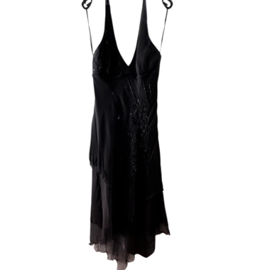 Vintage Abendkleid bestickt
