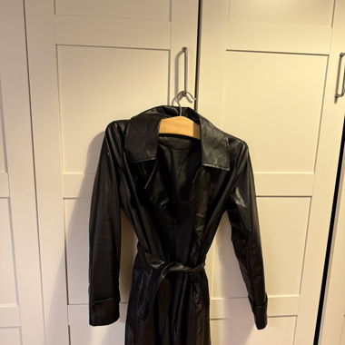 Leather coat