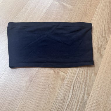 Schwarzes Tube-Top