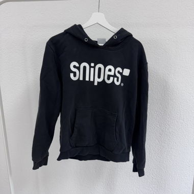 schwarzer snipes kapuzenpullover
