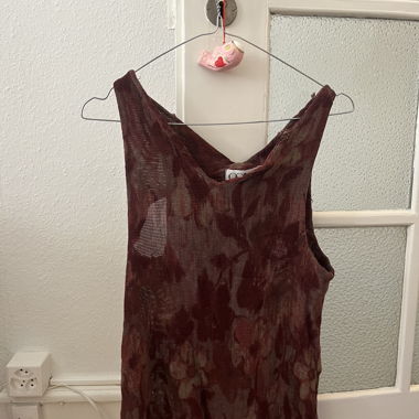 Top senza maniche in mesh