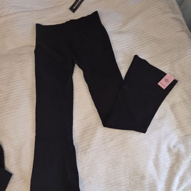 Schwarze Leggings Gr. L