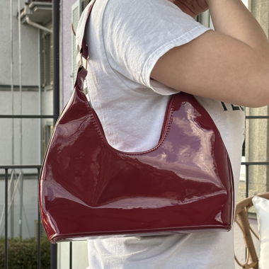 Sac bandoulière bordeaux