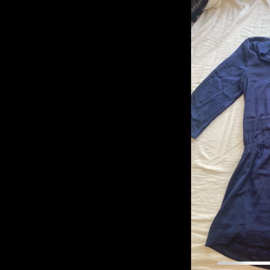 Blaues Kleid