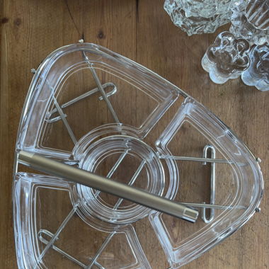 Snack Display Tray –with 5 Removable Compartments–