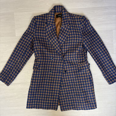 Cappotto con motivo decorativo