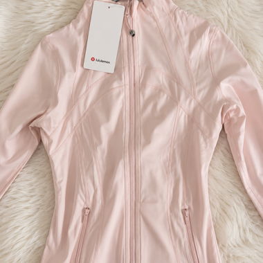 Lululemon Pale Pink Zip Jacket