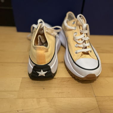 Sneakers basse platform gialle