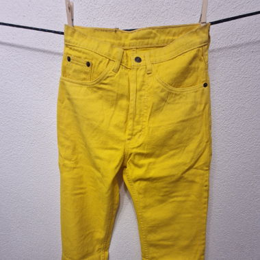 Vintage Gelbe Jeans