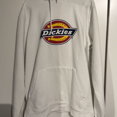 Felpa con cappuccio bianca Dickies