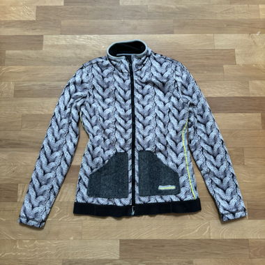 Louis Trenker Fleece with Knit Print