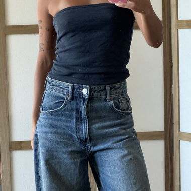 Jeans a vita alta Subdued