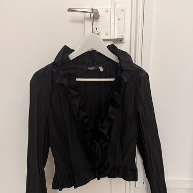 Blouse plissée noir 