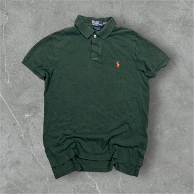 vintage polo ralph lauren shirt green/orange