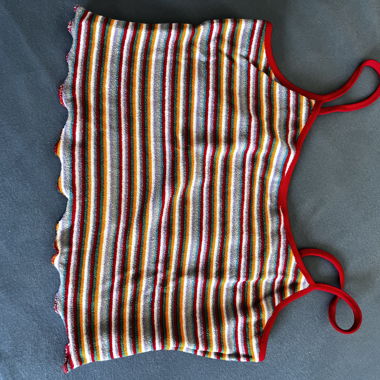 Gestreiftes Crop Top