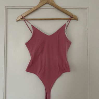 Pink Lace Bodysuit by & Other Stories