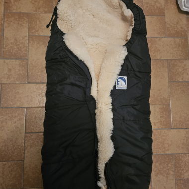 Manteau doublé en laine bouclée